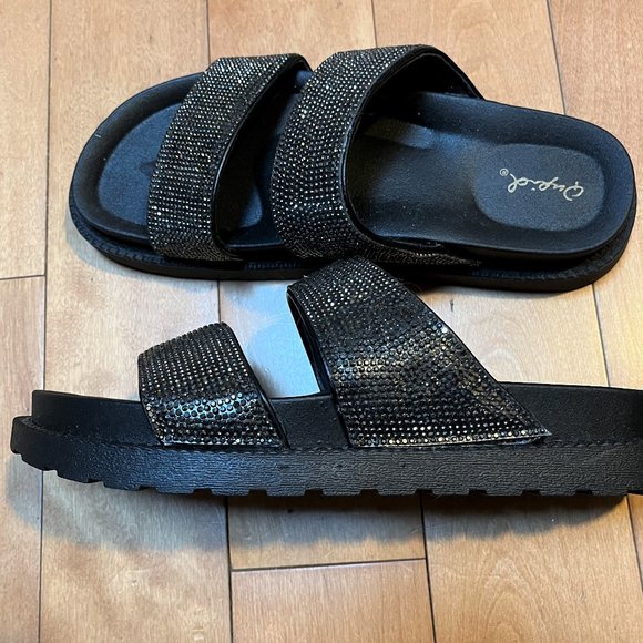 NWOT Sparkle slides - Picture 2 of 4